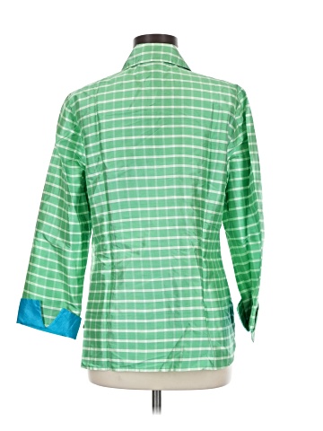 Nina Mclemore 3/4 Sleeve Silk Top (view 2)