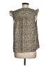 Eclair Animal Print Tan Sleeveless Blouse Size M - photo 2