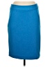 PREMISE Solid Blue Casual Skirt Size 6 - photo 1