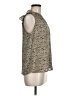 Eclair Animal Print Tan Sleeveless Blouse Size M - photo 4