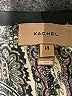 Kachel 100% Silk Brown 3/4 Sleeve Top Size 14 - photo 7