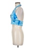 Shein 100% Polyester Blue Tank Top Size 6 - photo 5