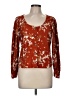 Madewell Orange Long Sleeve Blouse Size M - photo 1