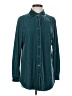Soft Surroundings Teal Long Sleeve Blouse Size XS - photo 1