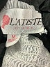L'Atiste by Amy 100% Polyester Silver Tube Top Size M - photo 7