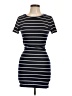 Unbranded Stripes Black Casual Dress Size L - photo 1