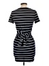 Unbranded Stripes Black Casual Dress Size L - photo 2