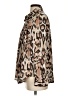 Smythe 100% Polyester Animal Print Brown Long Sleeve Blouse Size S - photo 5