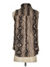Karlie 100% Polyester Brown Sleeveless Blouse Size S - photo 2