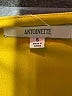 Antoinette 100% Polyester Yellow 3/4 Sleeve Blouse Size S - photo 7