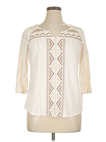 SONOMA life + style 3/4 Sleeve Blouse (view 1)