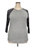 Lularoe Gray 3/4 Sleeve Top Size 2X - photo 1
