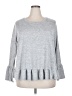DG^2 by Diane Gilman Gray Pullover Sweater Size 2X - photo 1