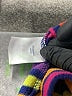 Lands' End 100% Polyester Stripes Purple Track Jacket Size 10 - 12 - photo 4
