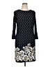 Studio One Polka Dots Black Casual Dress Size 14 - photo 1