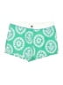 Boden Print Green Shorts Size 6 - photo 1
