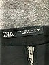 Zara 100% Polymide Solid Black Casual Skirt Size S - photo 4