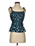 Karina Grimaldi Blue Sleeveless Blouse Size S - photo 1