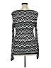 Versona 100% Rayon Chevron-herringbone Black Long Sleeve Henley Size XL - photo 2