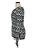 Versona 100% Rayon Chevron-herringbone Black Long Sleeve Henley Size XL - photo 5