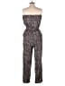 BCBGeneration Paisley Gray Jumpsuit Size M - photo 2