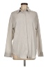 OAK + FORT Solid Ivory Long Sleeve Blouse Size M - photo 1