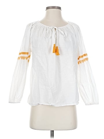 J.Crew Factory Store Long Sleeve Blouse (view 1)