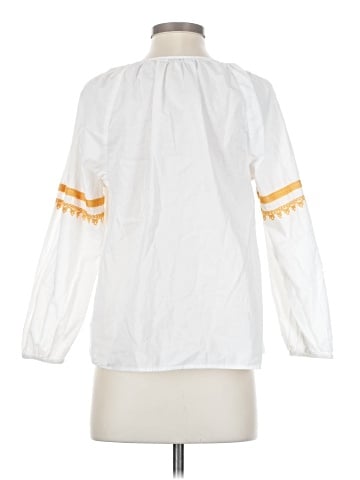 J.Crew Factory Store Long Sleeve Blouse (view 2)