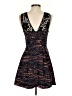BCBGeneration 100% Polyester Tweed Black Cocktail Dress Size 2 - photo 2