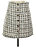 Assorted Brands 100% Polyester Tweed Gray Casual Skirt Size S - photo 1