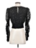 B. Original By Shoe Fly 100% Polyester Black Long Sleeve Blouse Size S - photo 2