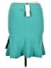 BCBGMAXAZRIA Solid Teal Formal Skirt Size L - photo 2