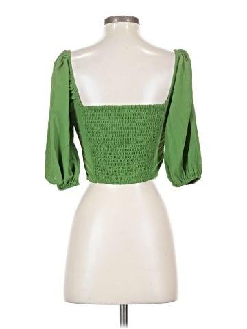 Abercrombie & Fitch 3/4 Sleeve Blouse (view 2)