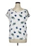 Fortune + Ivy 100% Polyester Gray Short Sleeve Top Size XL - photo 1