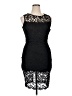 B. Smart 100% Polyester Black Cocktail Dress Size 14 - photo 1
