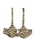 Unbranded Animal Print Tan Gold Swimsuit Top Size S - photo 1