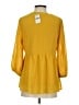 Antoinette 100% Polyester Yellow 3/4 Sleeve Blouse Size S - photo 2