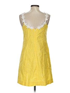 slim fit dress slacks Zoé white dress with yellow embroidery – germainedespres