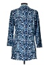 J. McLaughlin Blue 3/4 Sleeve Blouse Size L - photo 2
