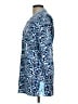 J. McLaughlin Blue 3/4 Sleeve Blouse Size L - photo 5