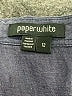 PaperWhite 100% Linen Black Sleeveless Button-Down Shirt Size 12 - photo 7