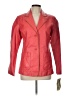 Metrostyle 100% Leather Red Blazer Size 12 - photo 1