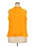 Ann Taylor 100% Polyester Orange Sleeveless Blouse Size XXL - photo 1