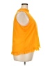 Ann Taylor 100% Polyester Orange Sleeveless Blouse Size XXL - photo 4