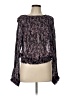 Rag & Bone 100% Viscose Purple Long Sleeve Blouse Size L - photo 1