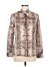 ALLSAINTS Animal Print Ivory Long Sleeve Blouse Size 6 - photo 1