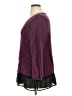 Assorted Brands Checkered-gingham Purple Pullover Sweater Size XL - photo 5