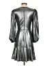 Eliza J Metallic Silver Cocktail Dress Size 4 - photo 2