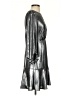 Eliza J Metallic Silver Cocktail Dress Size 4 - photo 4