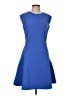 Halogen Solid Blue Cocktail Dress Size M - photo 1